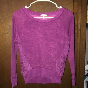 Long sleeve sweater top